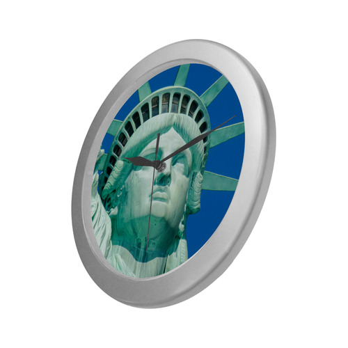 Liberty20170212_by_JAMColors Silver Color Wall Clock