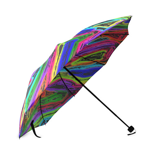 Neon Black Magic Art Foldable Umbrella (Model U01)