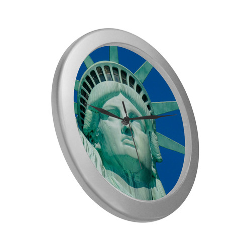 Liberty20170212_by_JAMColors Silver Color Wall Clock