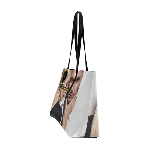 Beautiful Woman and Man Beauty Fashion Photo Euramerican Tote Bag/Large (Model 1656)