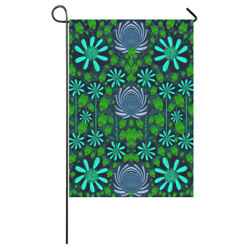 Strawberry fantasy flowers in a fantasy landscape Garden Flag 28''x40'' （Without Flagpole）
