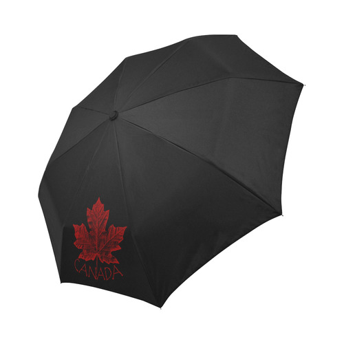 Canada Souvenir Umbrellas Retro Canada Umbrella Auto-Foldable Umbrella (Model U04)