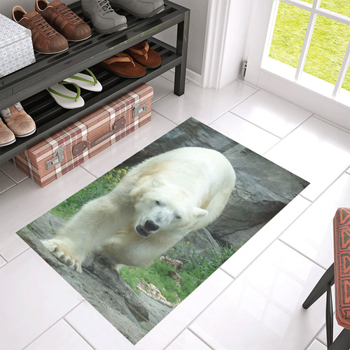 Polar Baer 517 by JamColors Azalea Doormat 30" x 18" (Sponge Material)
