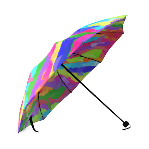 Neon Magic Marker Art Foldable Umbrella (Model U01)