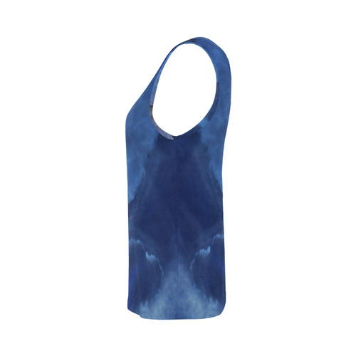 Hyacinth Macaw All Over Print Tank Top for Women (Model T43)