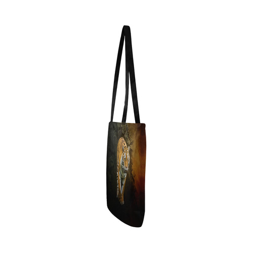A gorgeous painted siberian tiger Reusable Shopping Bag Model 1660 (Two sides)