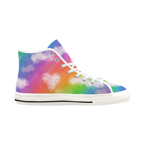 Rainbow Love. Inspired by the Magic Island of Gotland. Vancouver H Men's Canvas Shoes (1013-1)