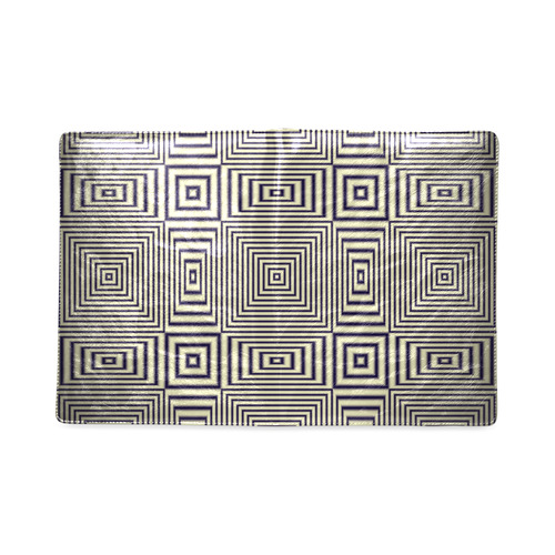 Striped geometric pattern in sepia Custom NoteBook B5