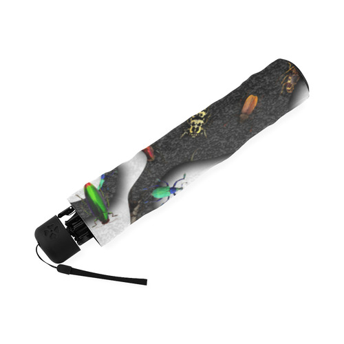 Crawking Bugs - Squiggly Loops Cut Foldable Umbrella (Model U01)