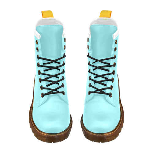 Only two Colors: Light Turquoise High Grade PU Leather Martin Boots For Women Model 402H