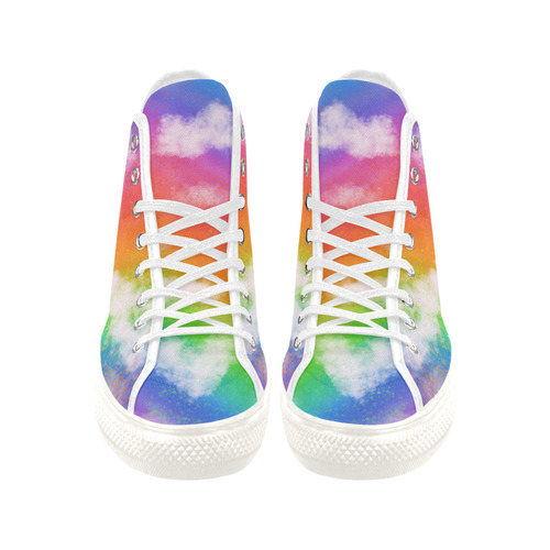 Rainbow Love. Inspired by the Magic Island of Gotland. Vancouver H Men's Canvas Shoes (1013-1)