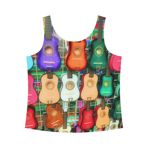 GEETARZ! All Over Print Tank Top for Women (Model T43)