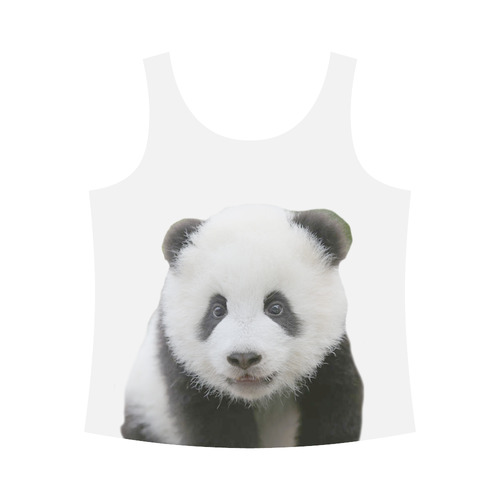 Panda Bear All Over Print Tank Top for Women (Model T43)