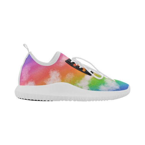 Rainbow Love. Inspired by the Magic Island of Gotland. Dolphin Ultra Light Running Shoes for Men (Model 035)