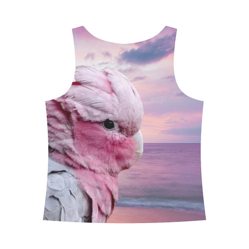 Galah Cockatoo All Over Print Tank Top for Women (Model T43)