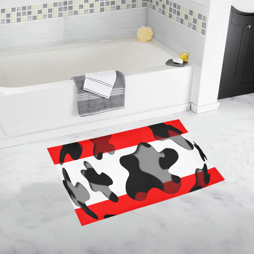 The Flag of Austria Bath Rug 20''x 32''