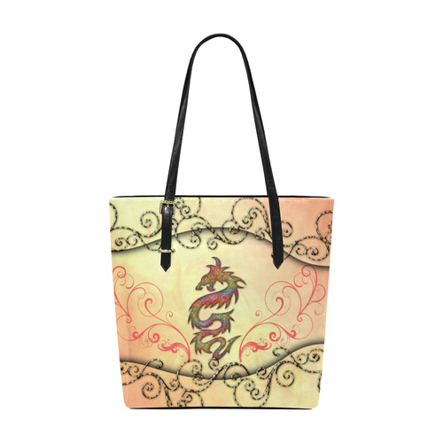 Chinese dragon Euramerican Tote Bag/Small (Model 1655)