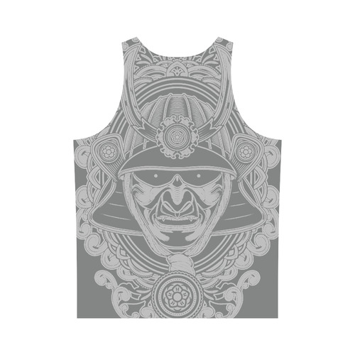 Silver samuri grey All Over Print Tank Top for Men (Model T43)