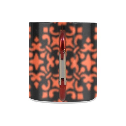 Flame Damask Classic Insulated Mug(10.3OZ)