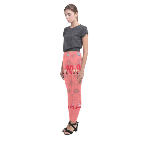 Flamingo fantasy Cassandra Women's Leggings (Model L01)