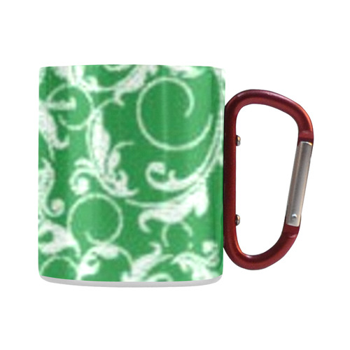 Green Swirls Classic Insulated Mug(10.3OZ)