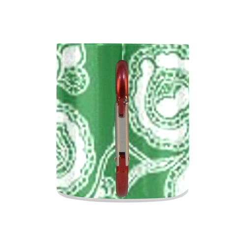 Green Floral Classic Insulated Mug(10.3OZ)