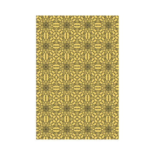 Primrose Yellow Lace Garden Flag 12‘’x18‘’（Without Flagpole）