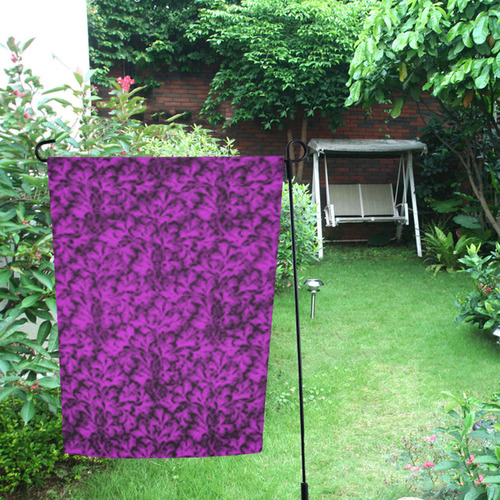 Dazzling Violet Leaf Garden Flag 12‘’x18‘’（Without Flagpole）