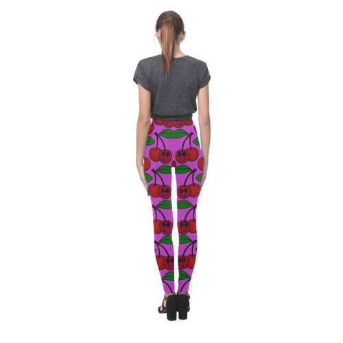 cherry n bow Cassandra Women's Leggings (Model L01)