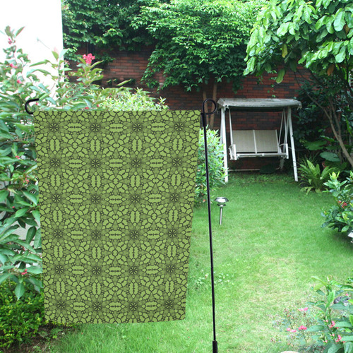 Greenery Lace Garden Flag 12‘’x18‘’（Without Flagpole）