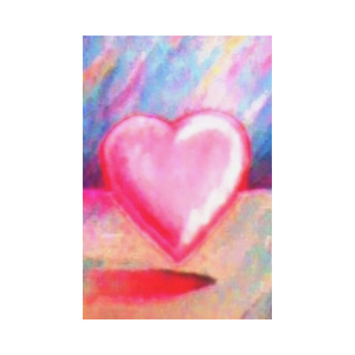 Retro Pastel Heart Garden Flag 12‘’x18‘’（Without Flagpole）