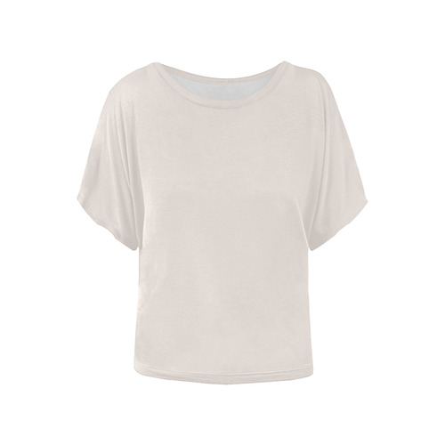 Bridal Blush Women's Batwing-Sleeved Blouse T shirt (Model T44)