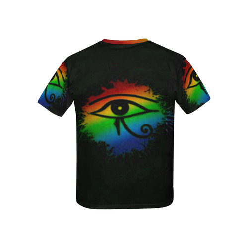 Rainbow childrens Eye of Ra Shirt Kids' All Over Print T-shirt (USA Size) (Model T40)