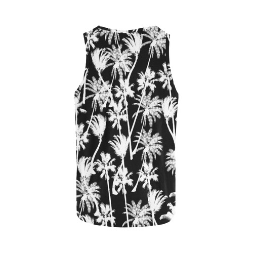 messy palm trees All Over Print Tank Top for Women (Model T43)