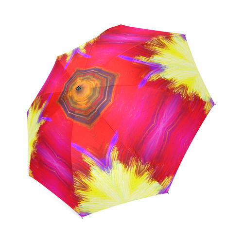 Abstract watercolor style Foldable Umbrella (Model U01)