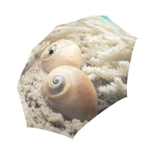 Underwater Coral Reef Seashells Auto-Foldable Umbrella (Model U04)