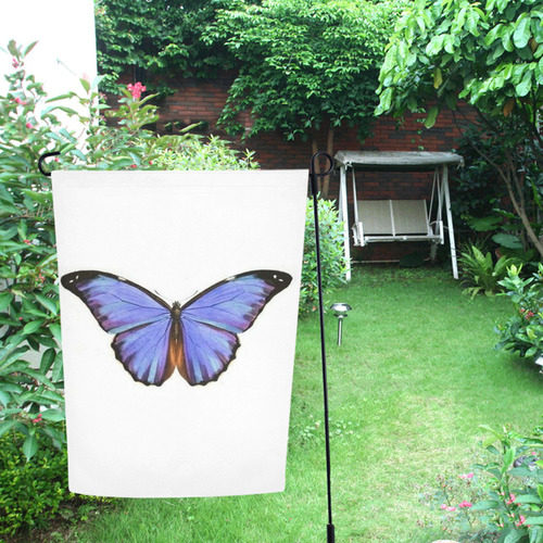 Vintage Butterfly Garden Flag 12‘’x18‘’（Without Flagpole）