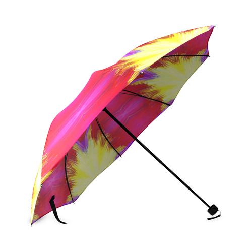 Abstract watercolor style Foldable Umbrella (Model U01)