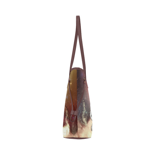 Wonderful wild horse in the sky Clover Canvas Tote Bag (Model 1661)