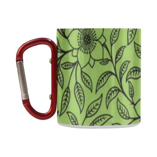 Vintage Lace Floral Greenery Classic Insulated Mug(10.3OZ)