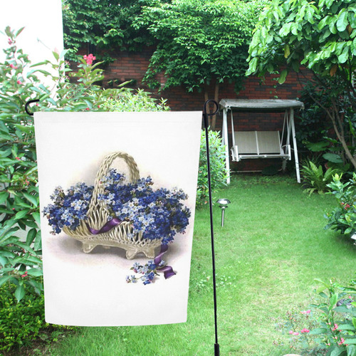 Forget-Me-Not Garden Flag 12‘’x18‘’（Without Flagpole）