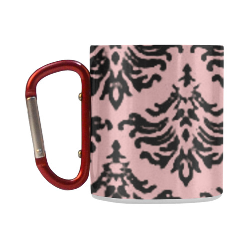 Bridal Rose Damask Classic Insulated Mug(10.3OZ)