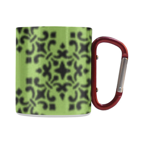 Greenery Damask Classic Insulated Mug(10.3OZ)