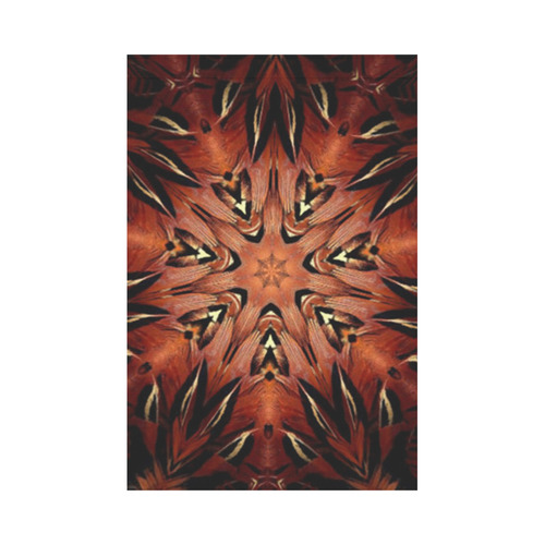 Flaming Feather Kaleidoscope Garden Flag 12‘’x18‘’（Without Flagpole）