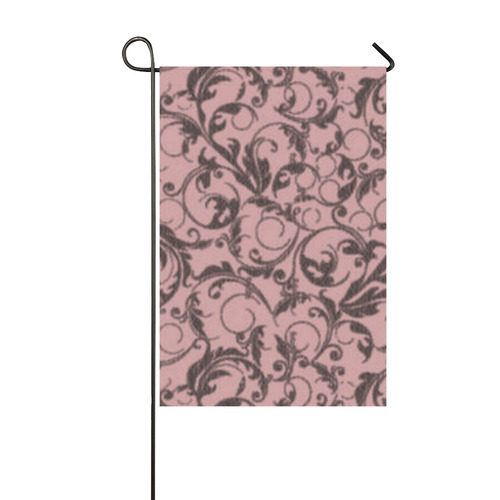 Bridal Rose Swirls Garden Flag 12‘’x18‘’（Without Flagpole）