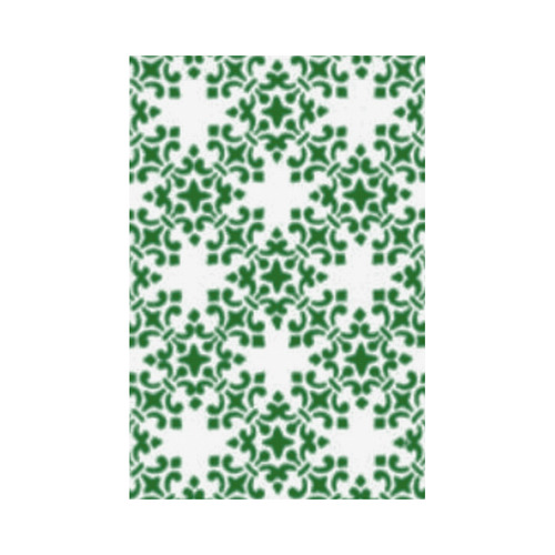 Green Damask Garden Flag 12‘’x18‘’（Without Flagpole）