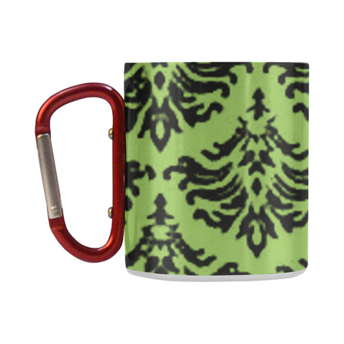 Greenery Damask Classic Insulated Mug(10.3OZ)