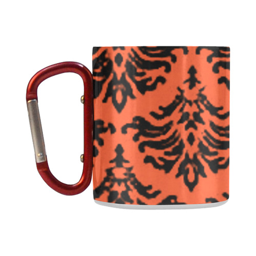 Flame Damask Classic Insulated Mug(10.3OZ)