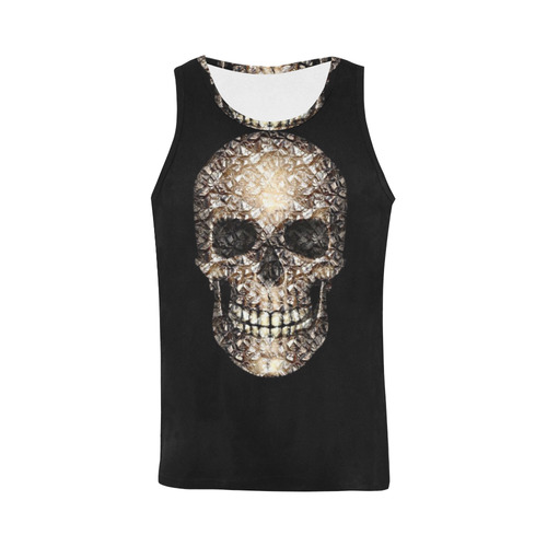 Skull-Unusual and unique 01 by JamColors All Over Print Tank Top for Men (Model T43)