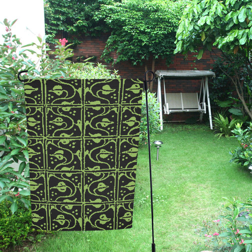 Greenery Leaf and Vines Garden Flag 12‘’x18‘’（Without Flagpole）